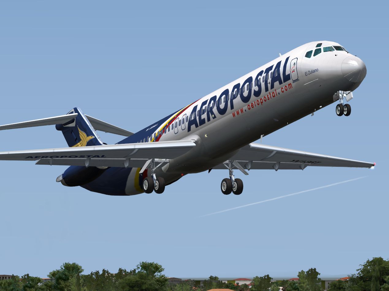 Sky Fs2004 Aeropostal Mcdonnell-Douglas Dc-9-51 (Yv136T) El Zuliano — 1