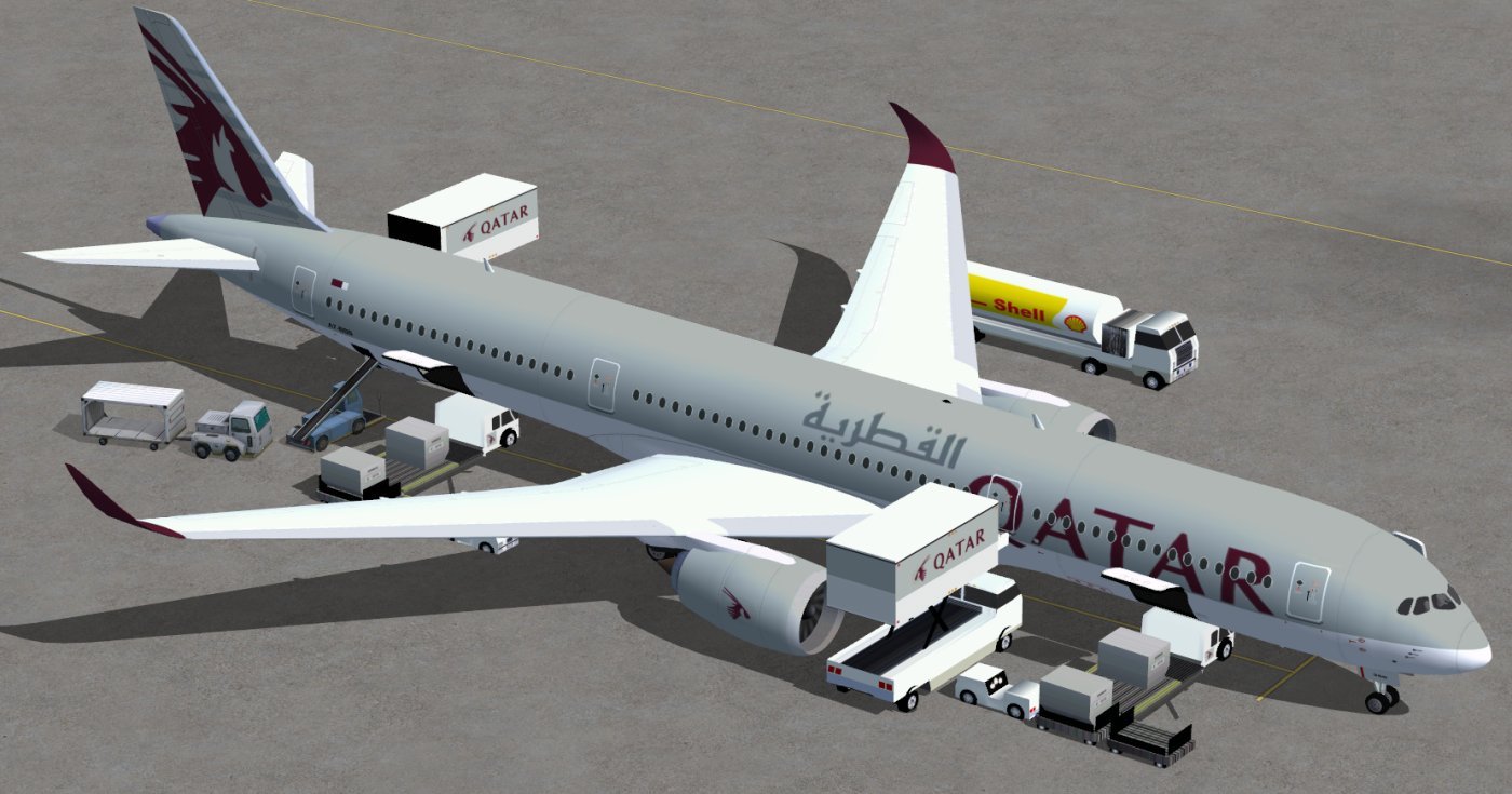 Fsx Qatar A350-1000 Xwb V2 — 1