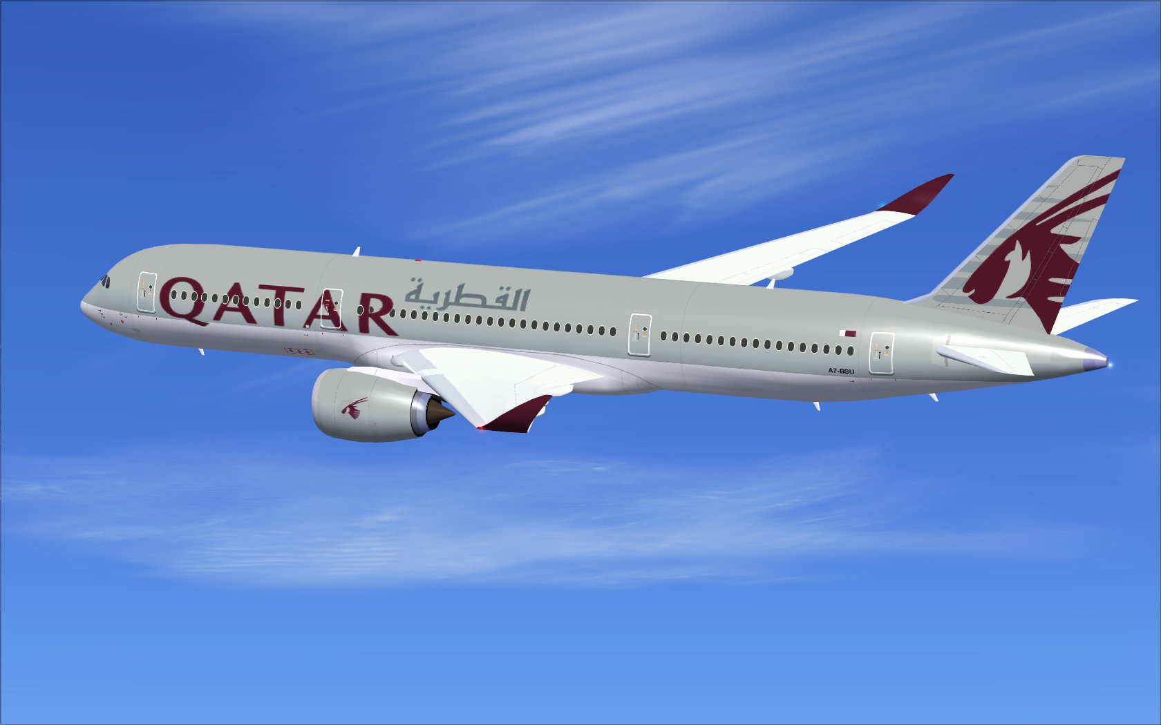 Fs2004 Qatar A350-800 Xwb V2A — 1
