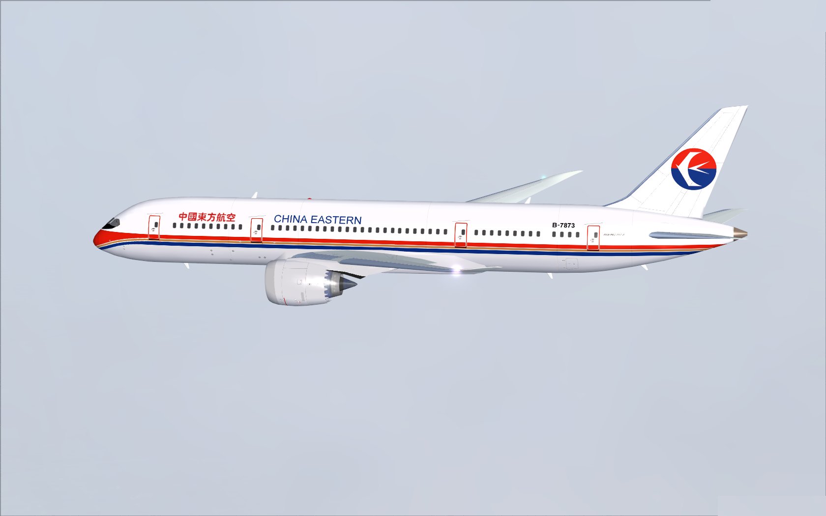 Fs2004 China Eastern Airlines Boeing 787-8 V2 — 1