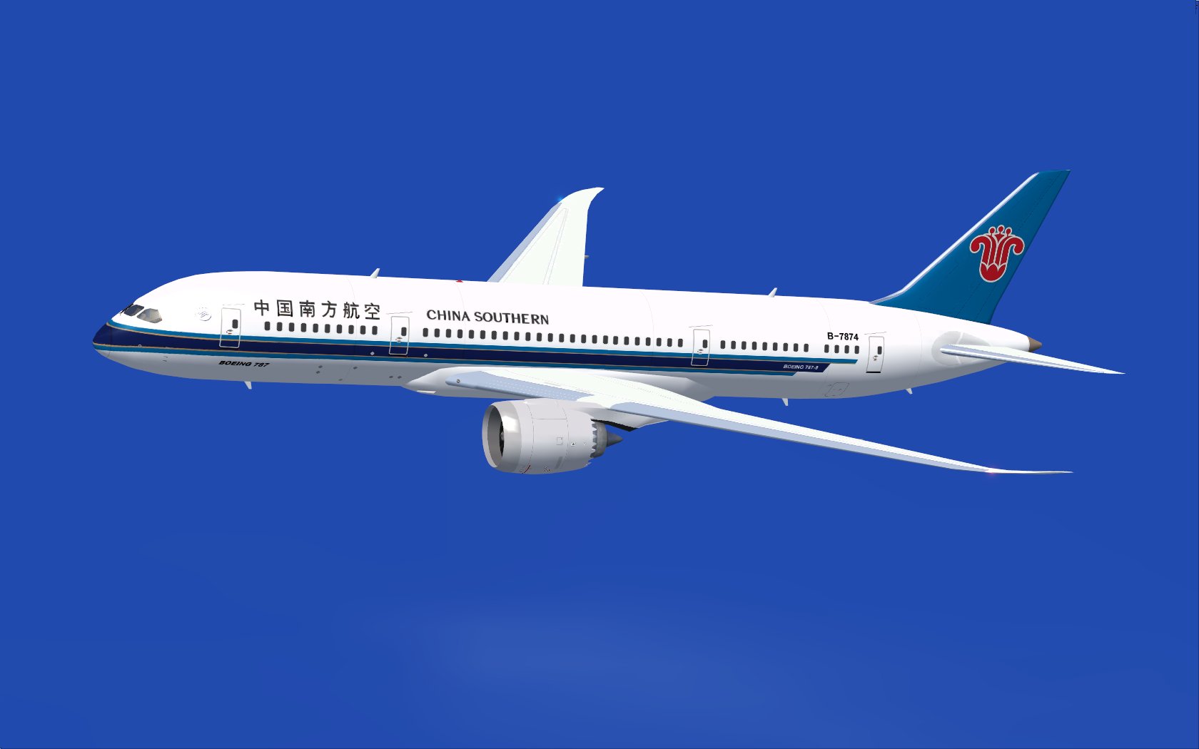 Fs2004 China Southern Airlines Boeing 787-8 V2 — 1