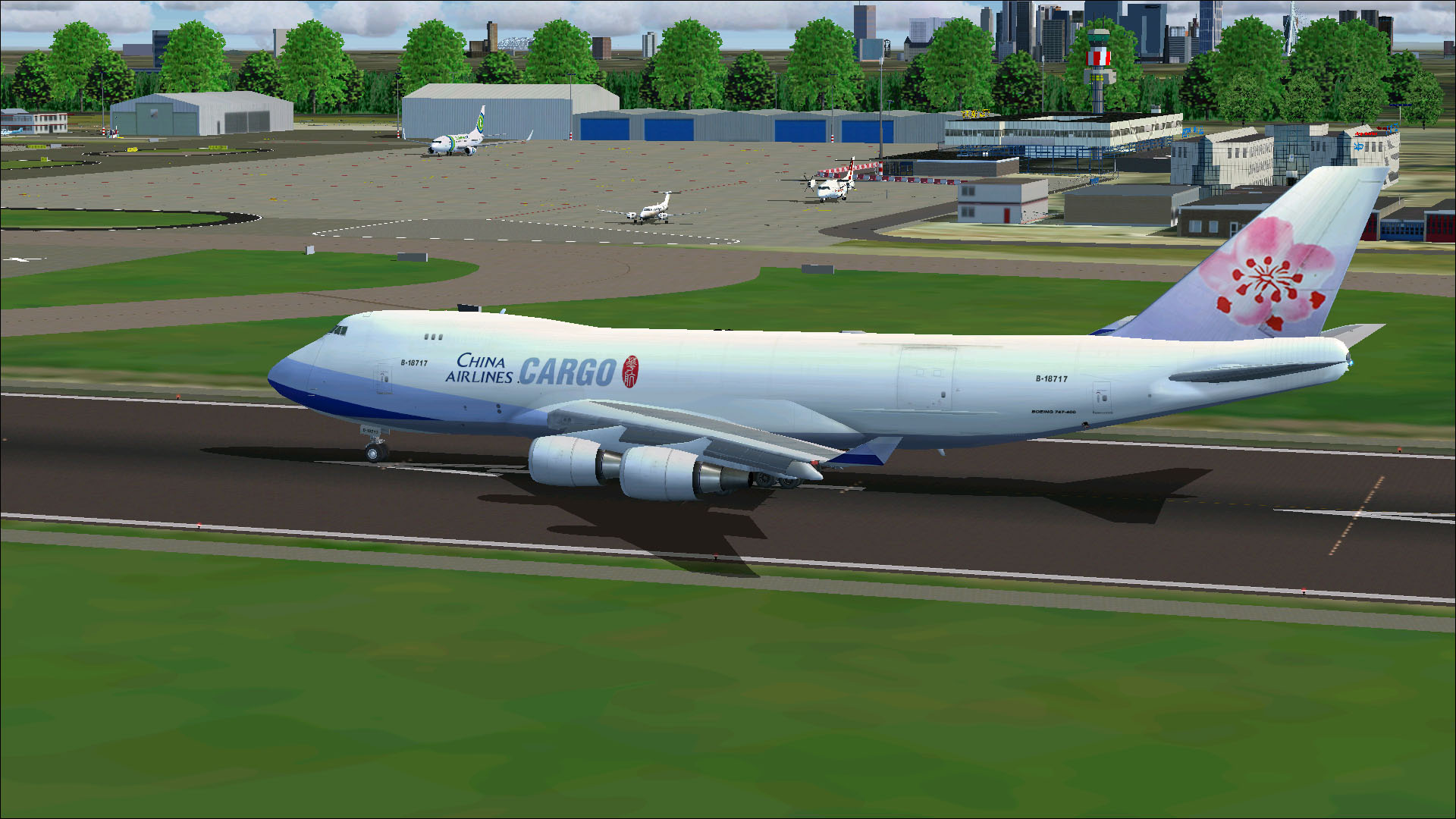 Fs2004 Boeing 747-400 China Airlines Cargo — 1