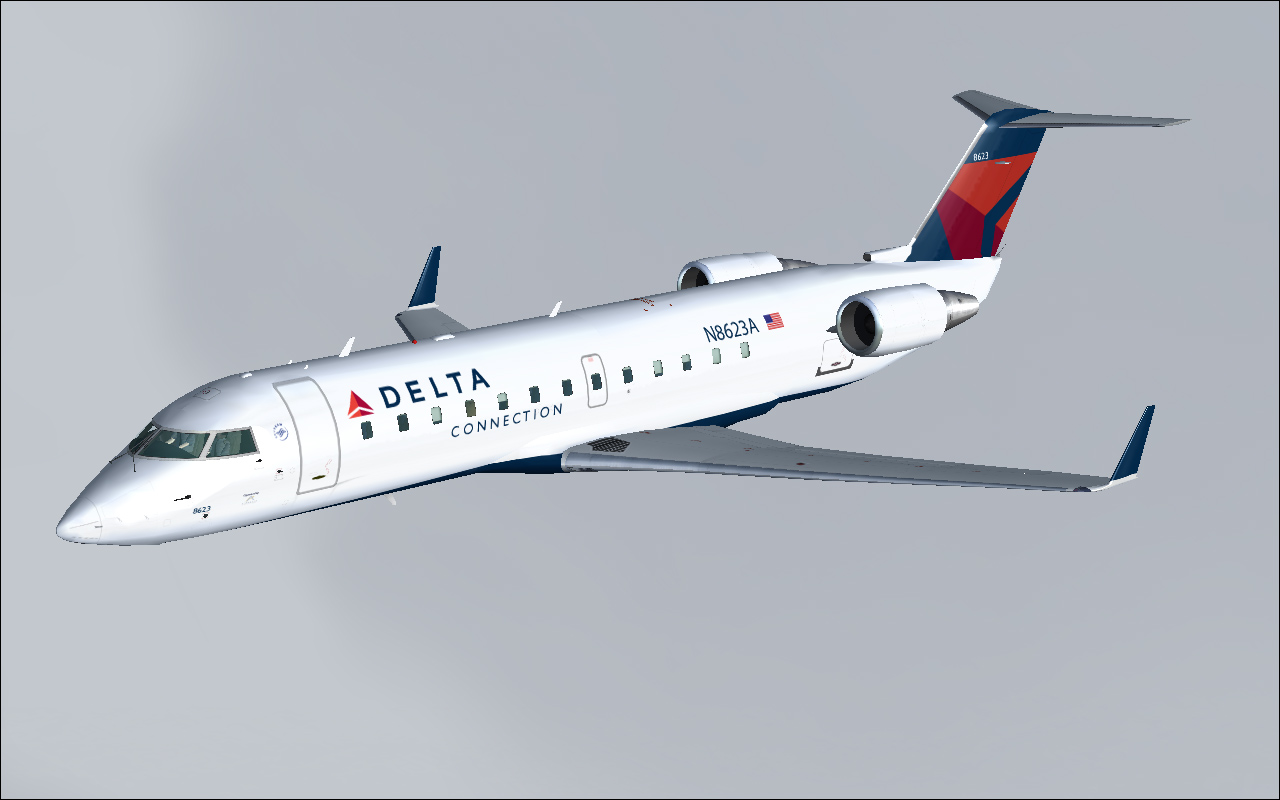 Fs2004 Delta Airlines Crj 200 — 1