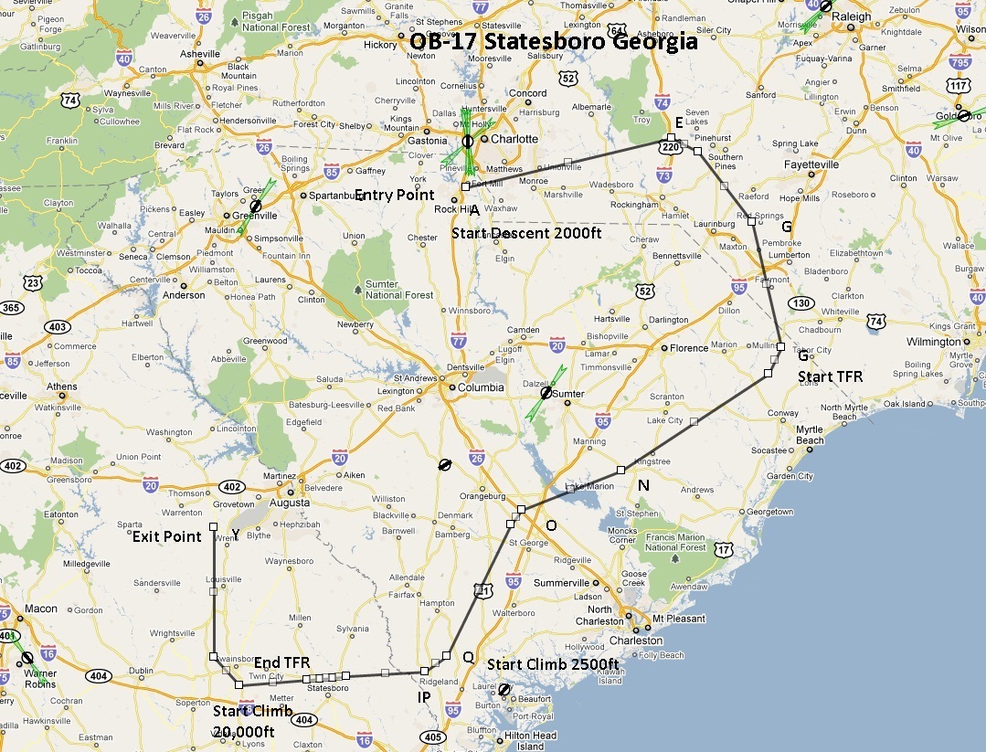 Fsx Flight Plan For Ob-17 Statesboro Ga — 1
