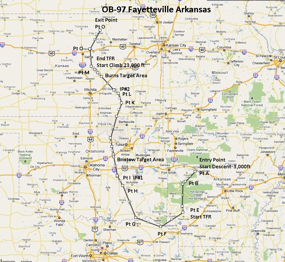 Fsx Flight Plan For Ob-97 Fayetteville Arkansas — 1