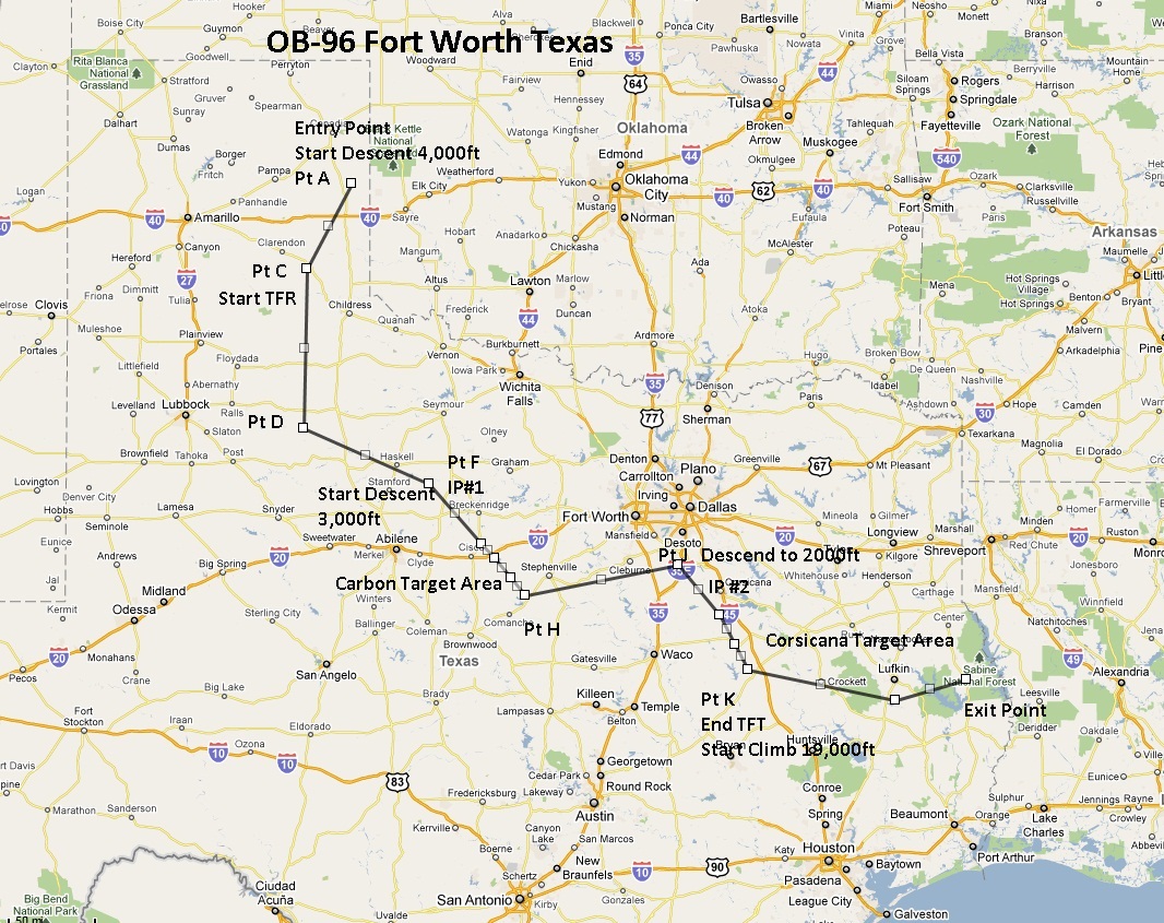 Fsx Flight Plan For Ob-96 Fort Worth Texas — 1