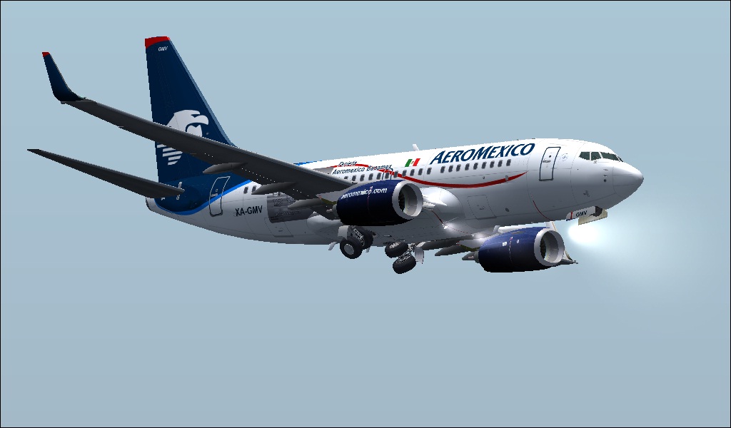 737-752 Fs2004 Boeing Aeromexico Banamex — 1