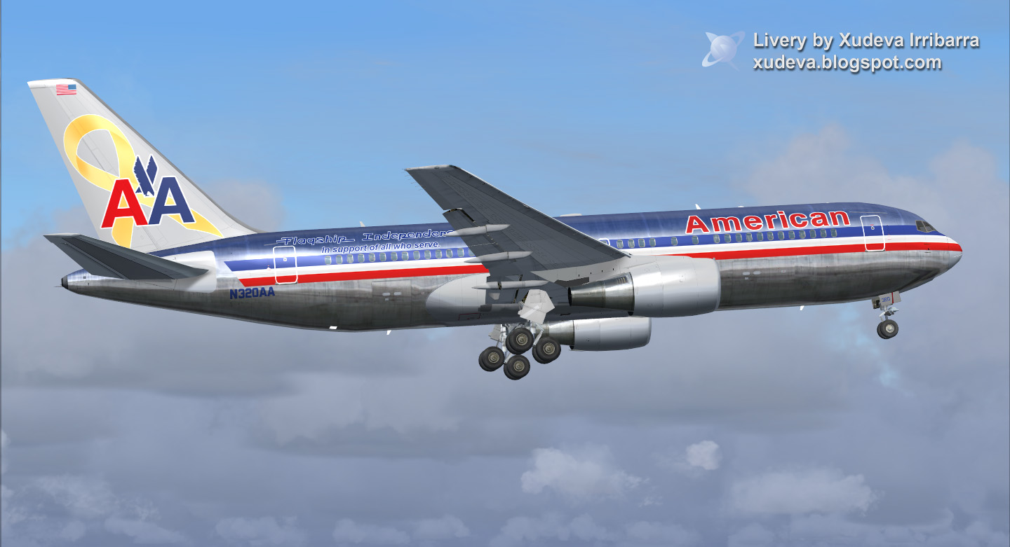 Boeing 767-200 American Airlines Fs2004 — 1