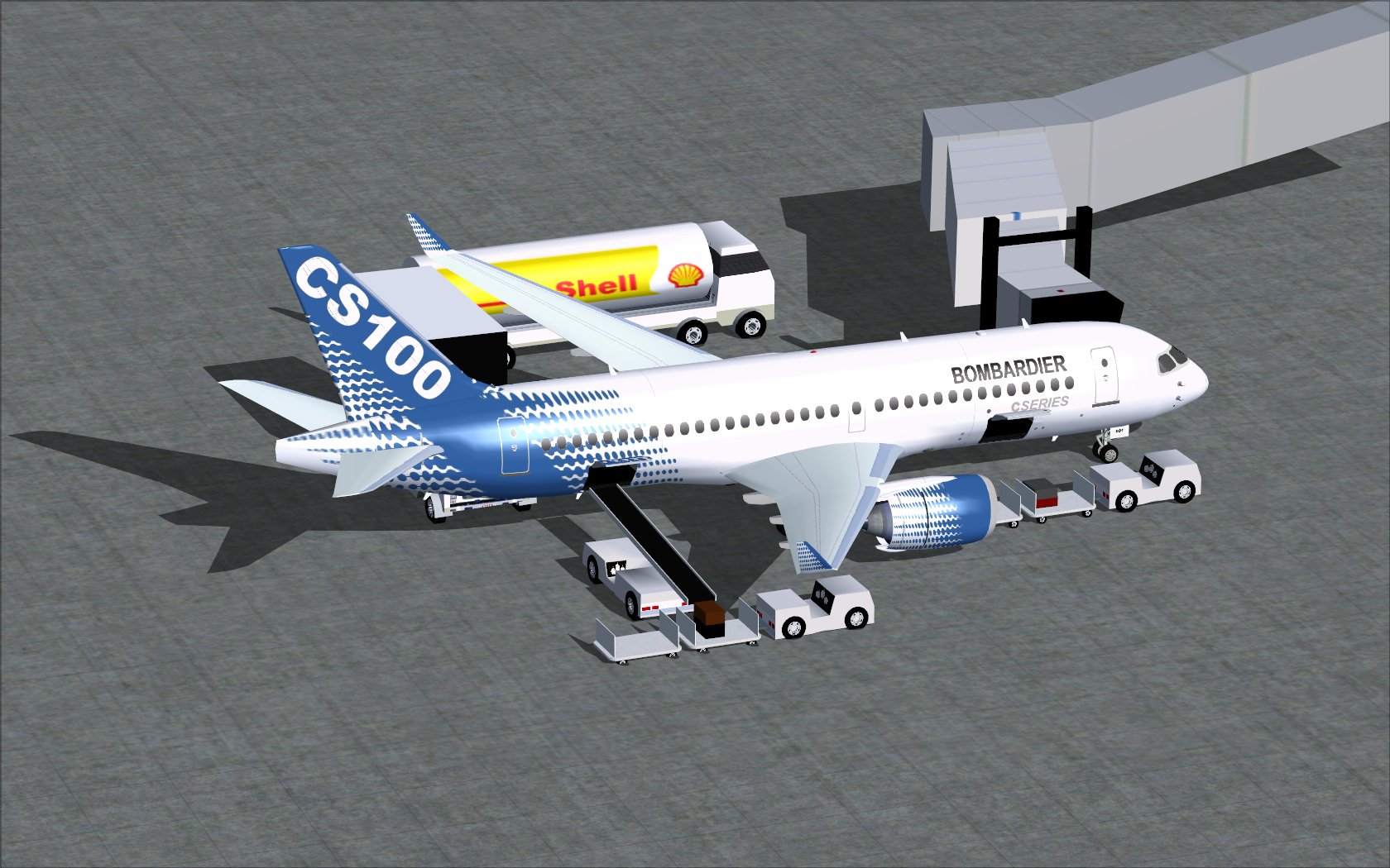 Bombardier Company Colors Cseries Cs100 V2 Fs2004 — 1