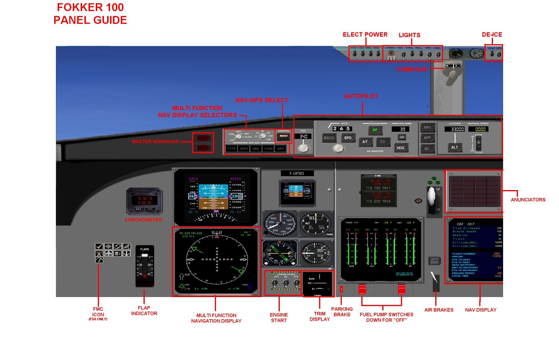 Fs2004 Fokker 100 — 1