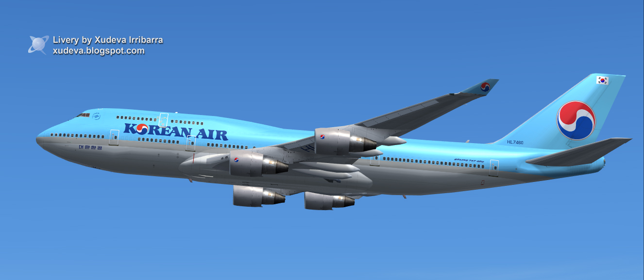 Korean Air Boeing 747-400 Fs2004 — 1