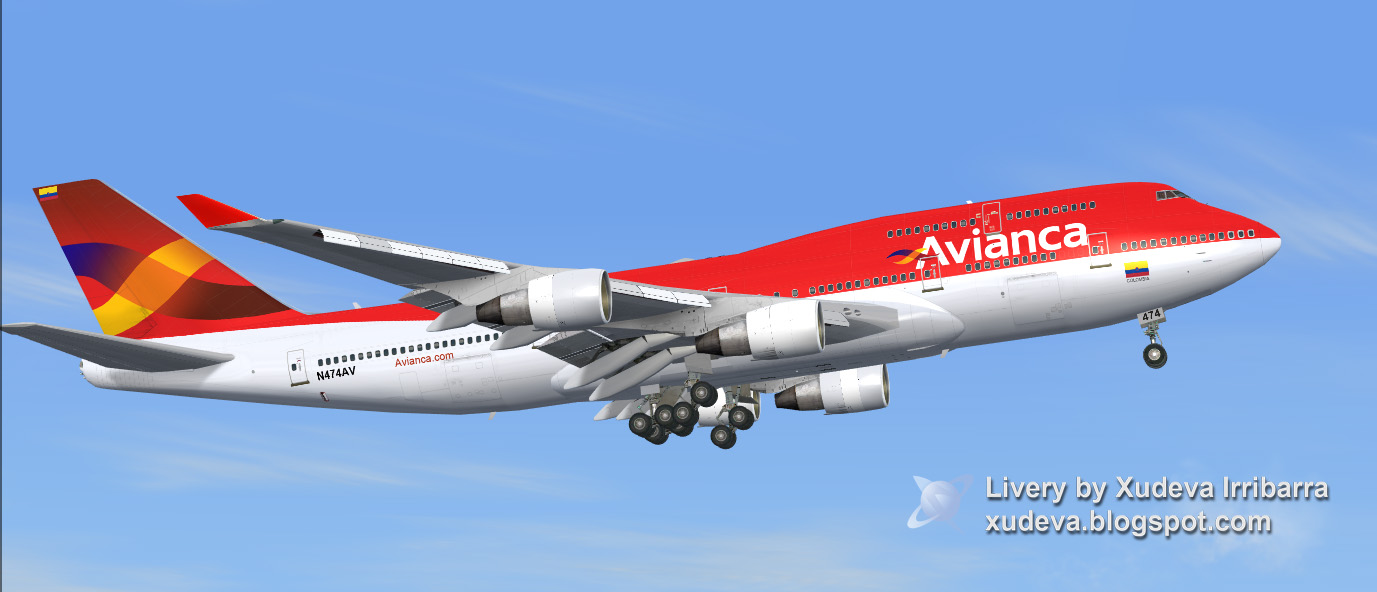 Avianca 747-459 Fs2004 — 1