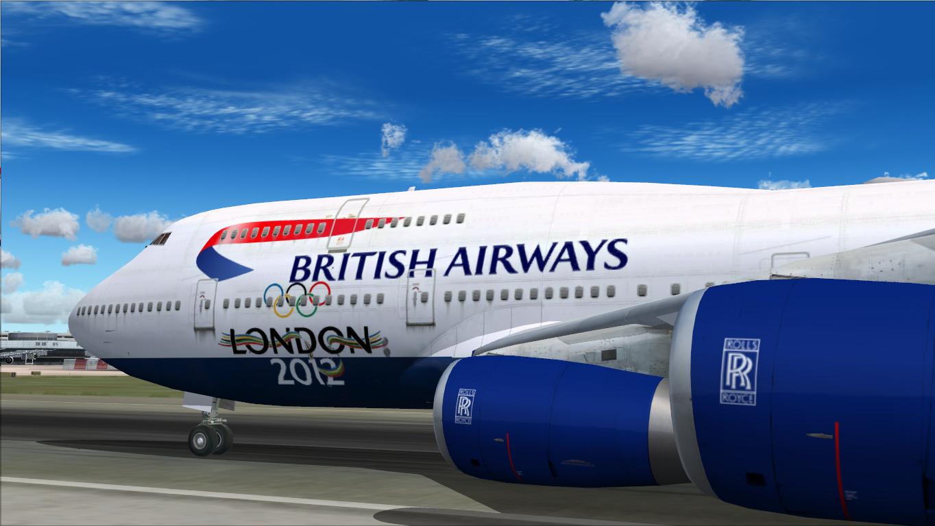 Boeing 747 British Airways Olympic Edition — 1