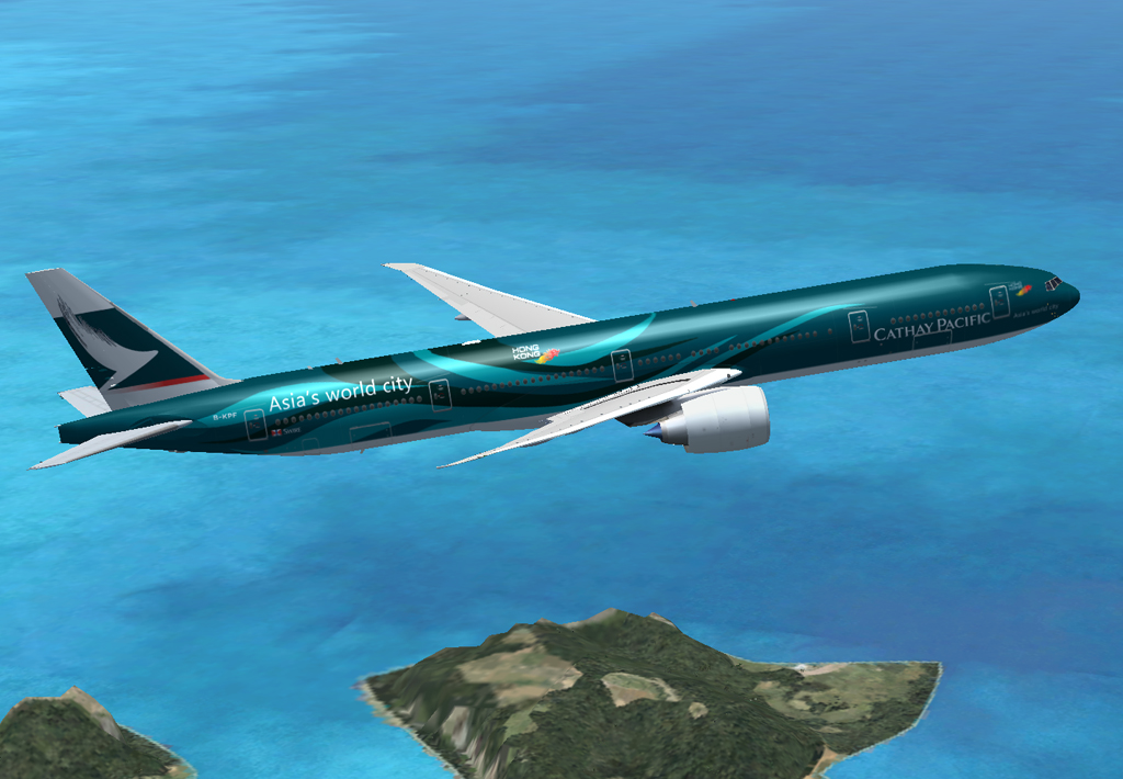 Fsx Cathay Pacific Boeing 777-367 Er — 1