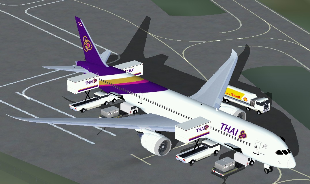 Fsx Siamese Airways International Boeing 787-9, Including A Unlike New Animated Terra Firm — 1