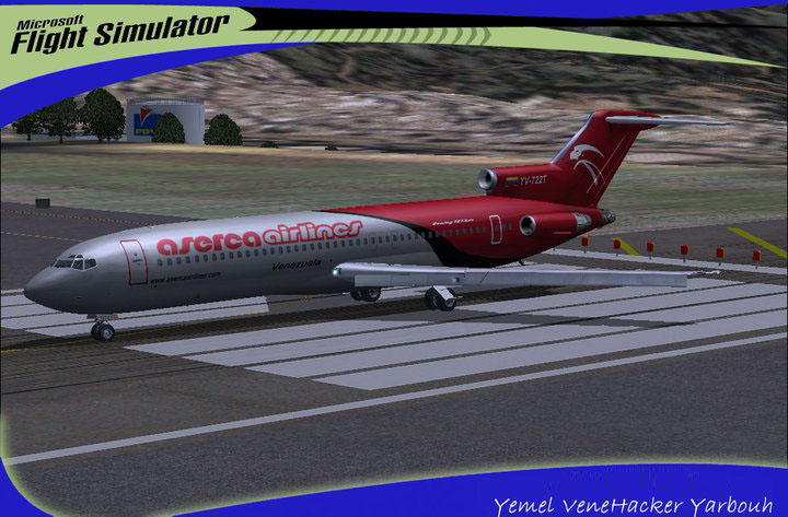 Fs2004 Boeing 727-200 Aserca — 1
