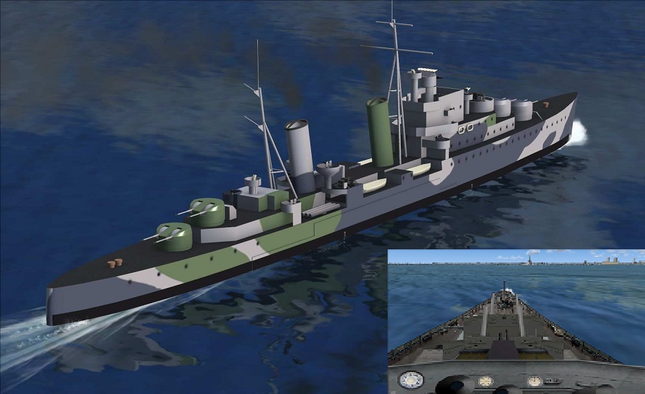Fsx Doublepack Pilotable Carrier Victorious And Dido-Class Cruisers — 1