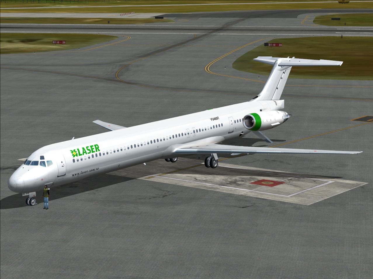 Fs2004 Laser Mcdonnell-Douglas Md-81 Yv469T — 1