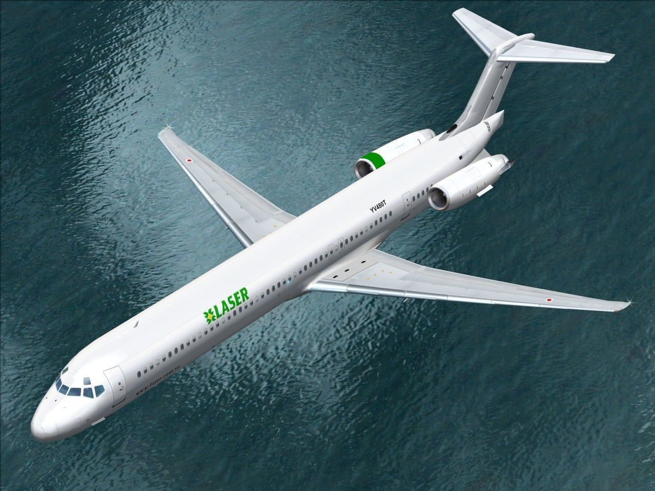 Fs2004 Laser Mcdonnell-Douglas Md-81 Yv480T — 1