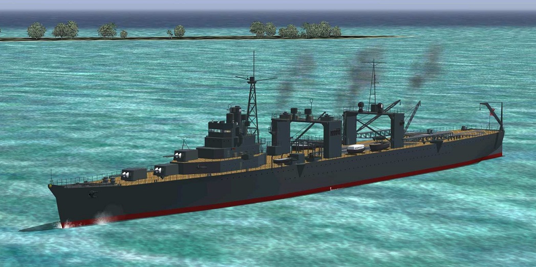 Fs2004 Features For Pilotable Ijn Seaplanetender Nisshin — 1
