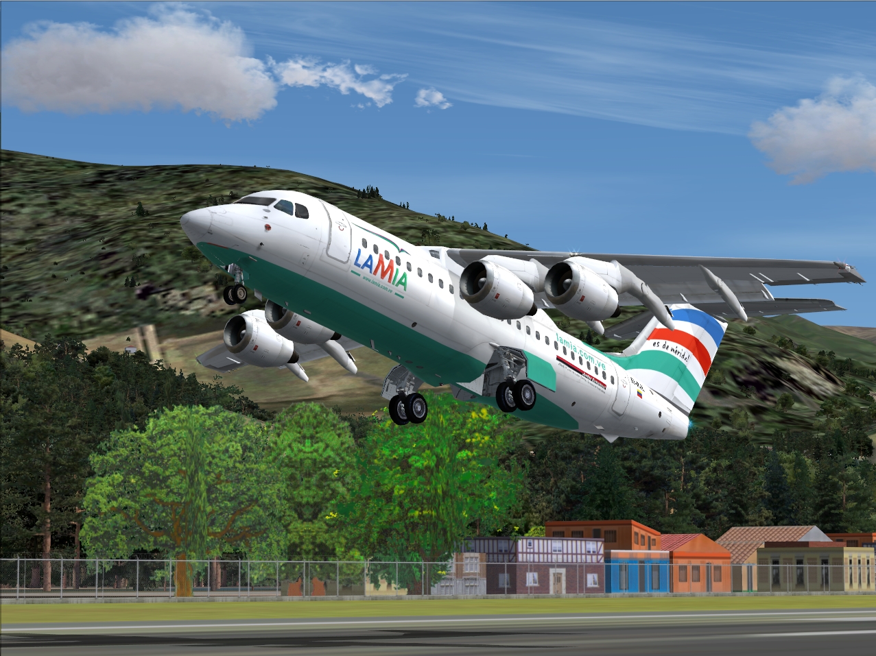 Fs2004 Lamia Bae 146-200 Ei-Rjl — 1