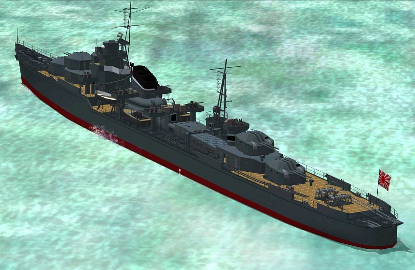 Fs2004 Features For Pilotable Ijn Destroyer Suzutsuki — 1