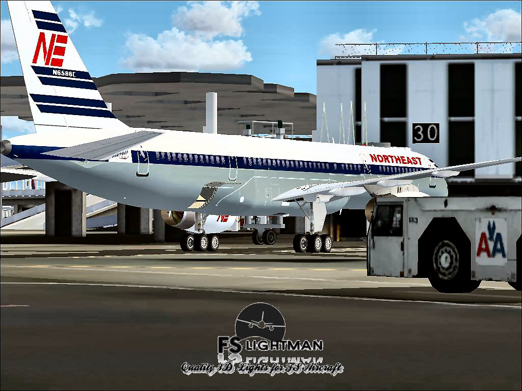 Northeast Airlines B757-200 (1958) Livery — 1