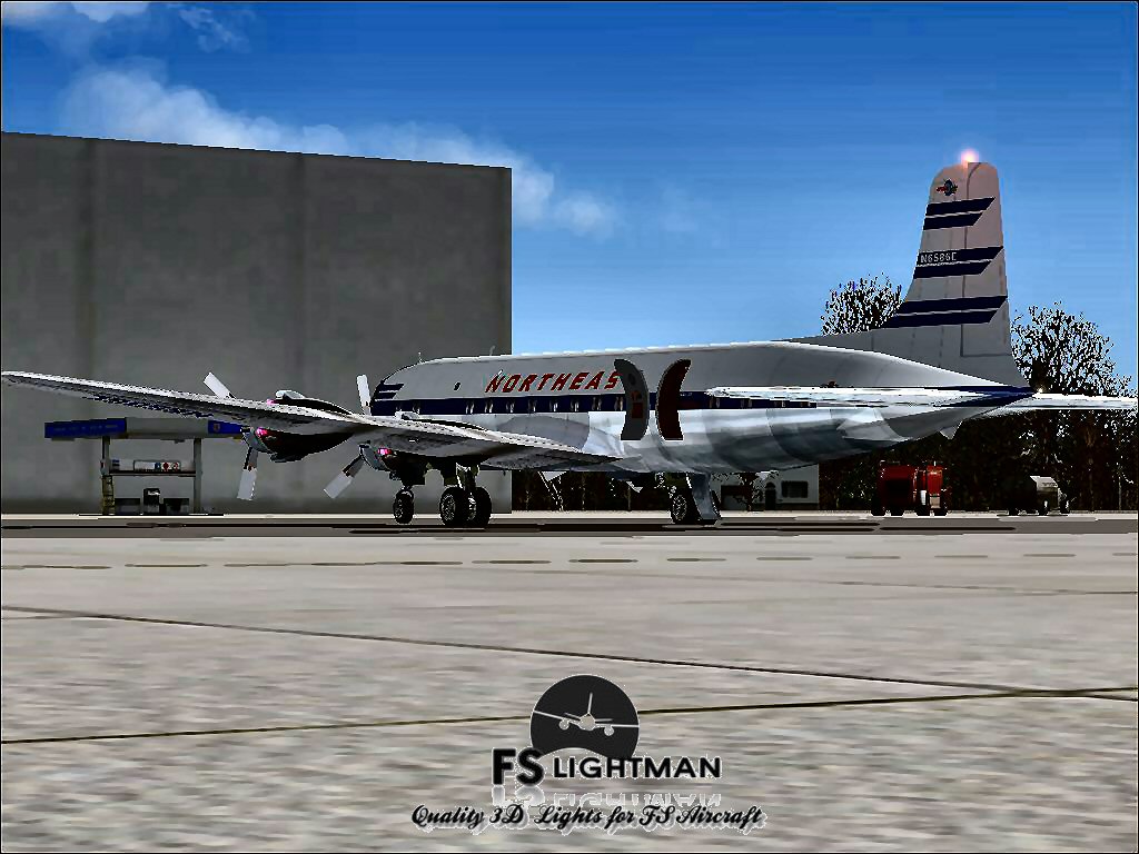 Northeast Airlines Dc-6B (1958) Livery — 1