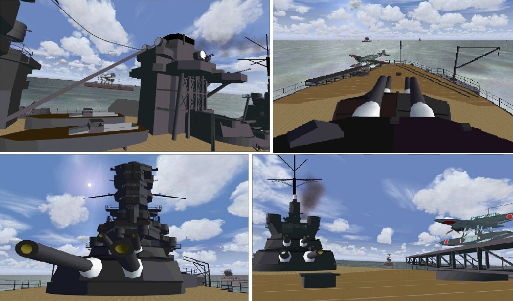 Fs2002/Fs2004 Features Pilotable Japanese Battleship Ise From 1941 — 1