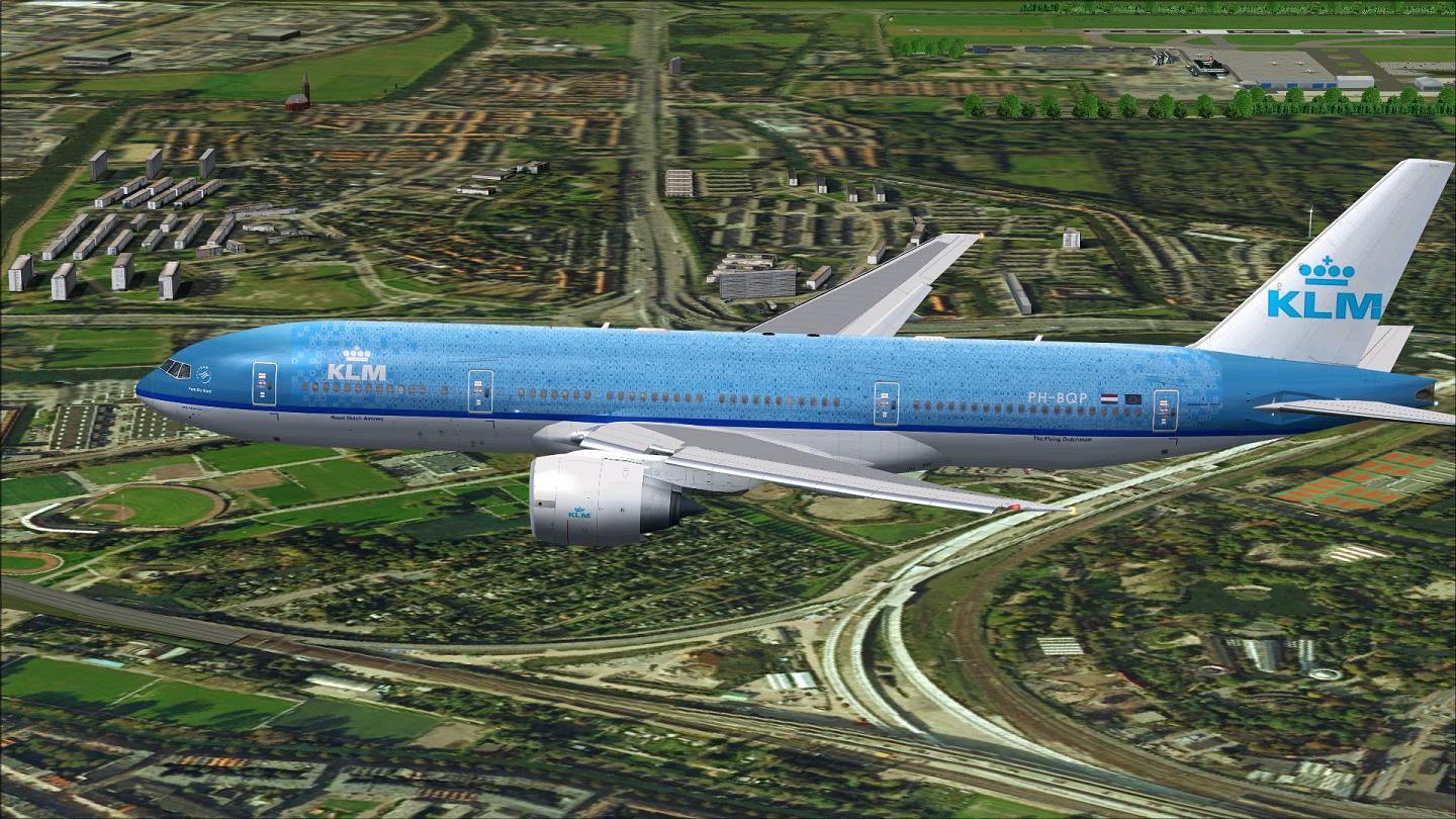 Boeing 777-200 Klm Delfsblue Cs Ph-Bqp — 1