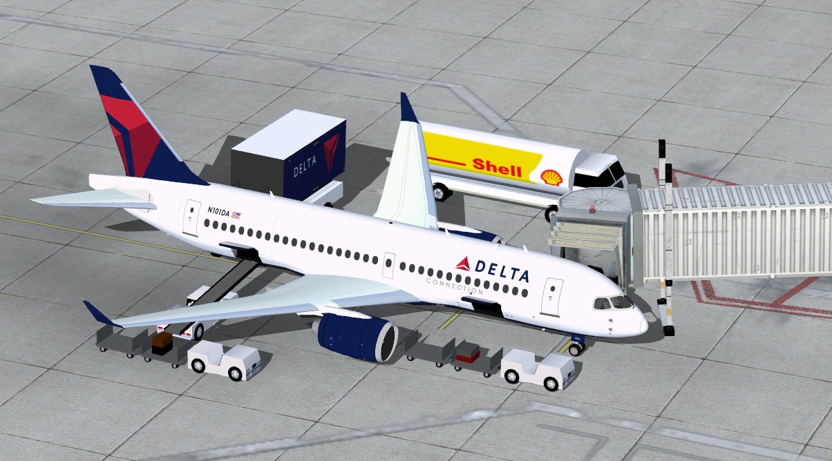 Fsx Delta Connection, Cseries Cs100 V2 — 1