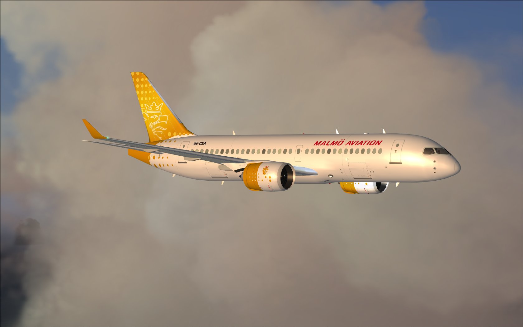 Fs2004 Malmo Aviation Cseries Cs100 V2 — 1