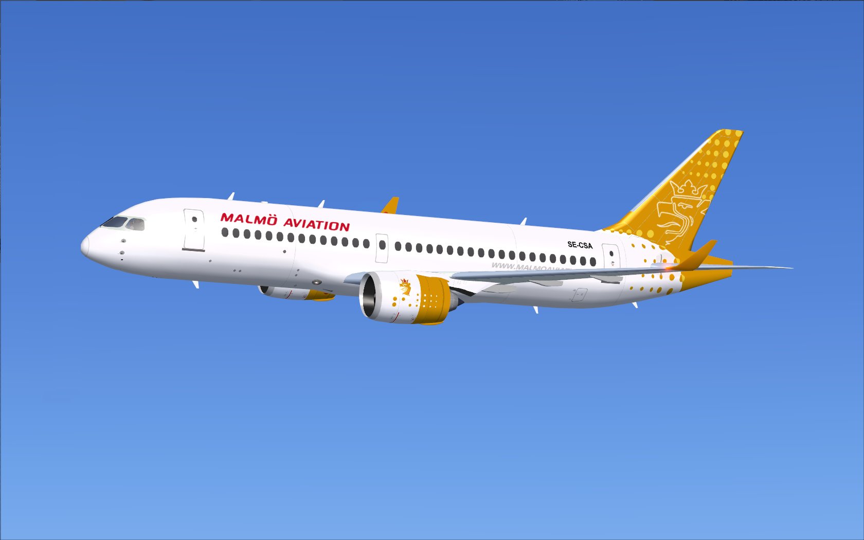 Fsx Malmo Aviation Cseries Cs100 V2 — 1