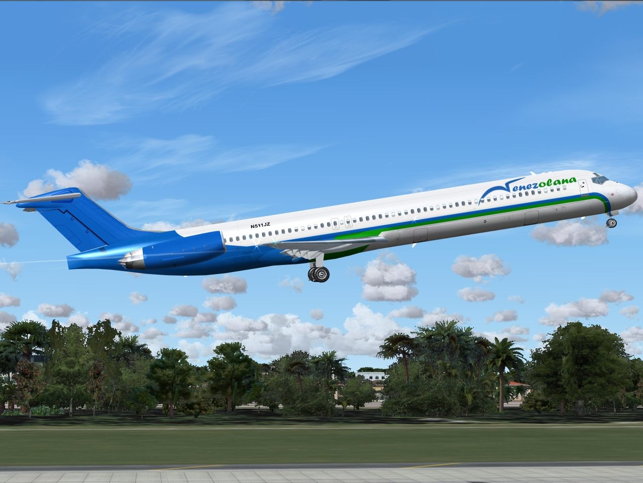 Venezolana Mcdonnell-Douglas Md-82 N511Jz — 1