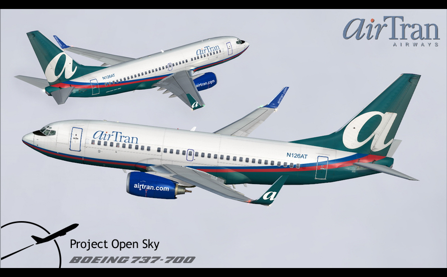 Fs2004 Boeing 737-700 Airtran — 1
