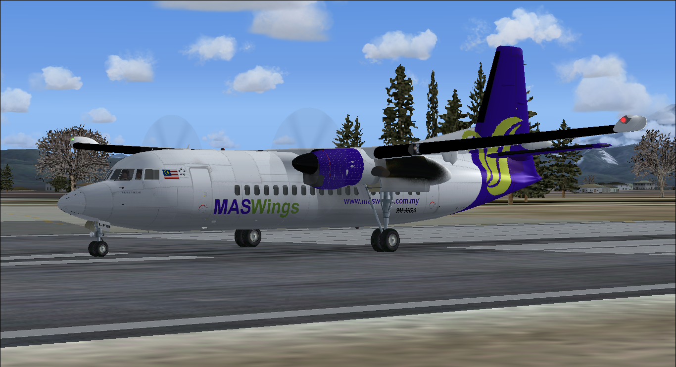 Malaysia Maswings Fokker 50 — 1