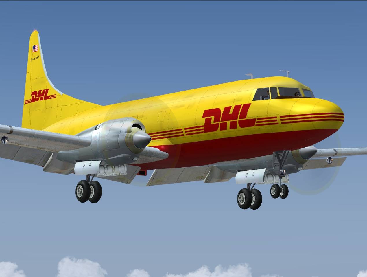 Dhl Convair Cv-580F — 1