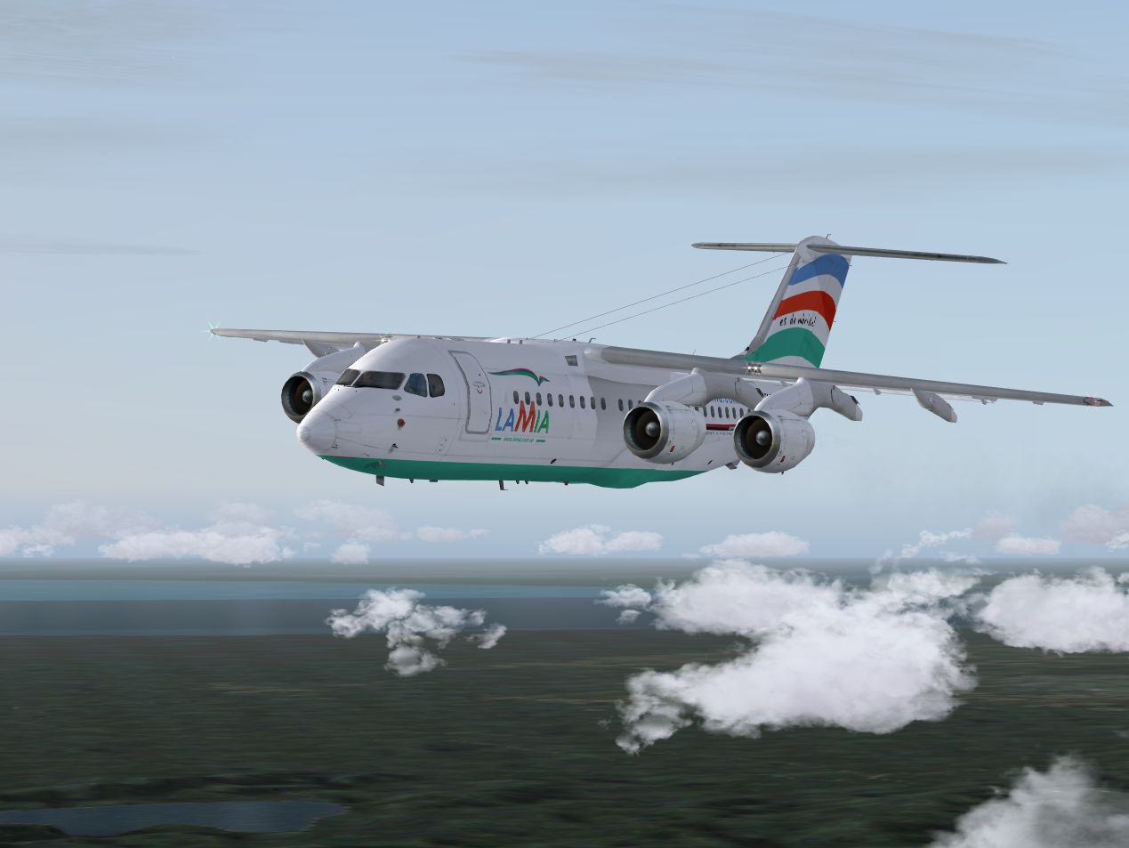 Fs2004 Lamia Bae 146-200 Ei-Rjv — 1