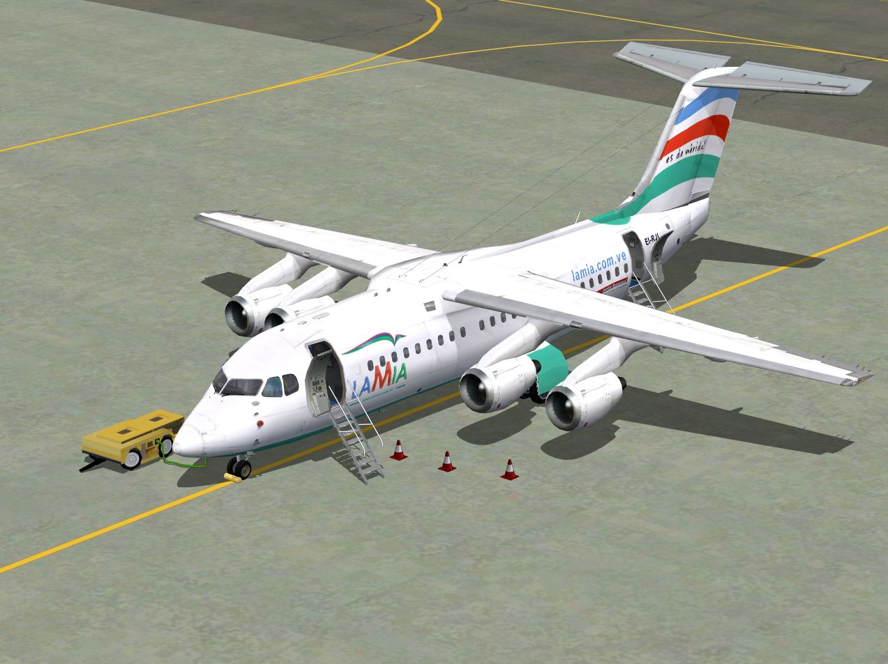 Fs2004 Lamia Bae 146-200 Ei-Rjl — 1