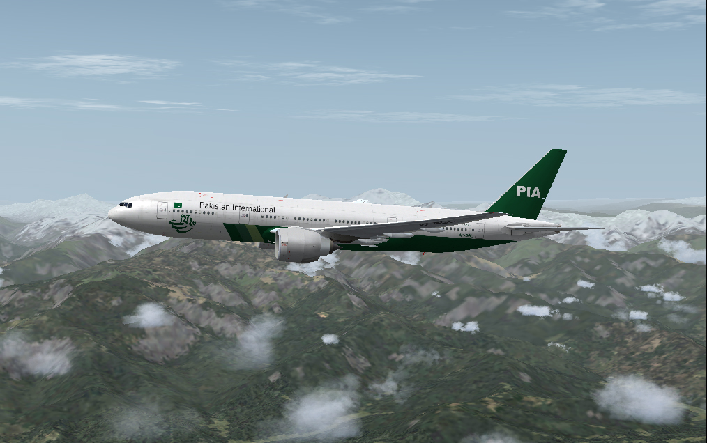 Fsx/Fs2004 Biman Bangladesh Airlines B777-200Er — 1