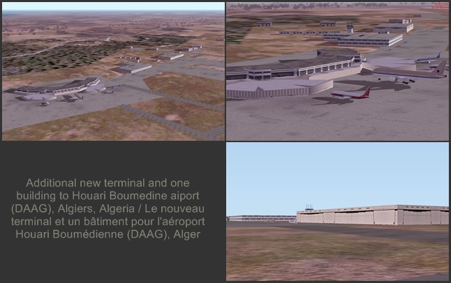 Fs2002 New Terminal Houari Boumediene Airport (Daag) Algiers Algeria — 1