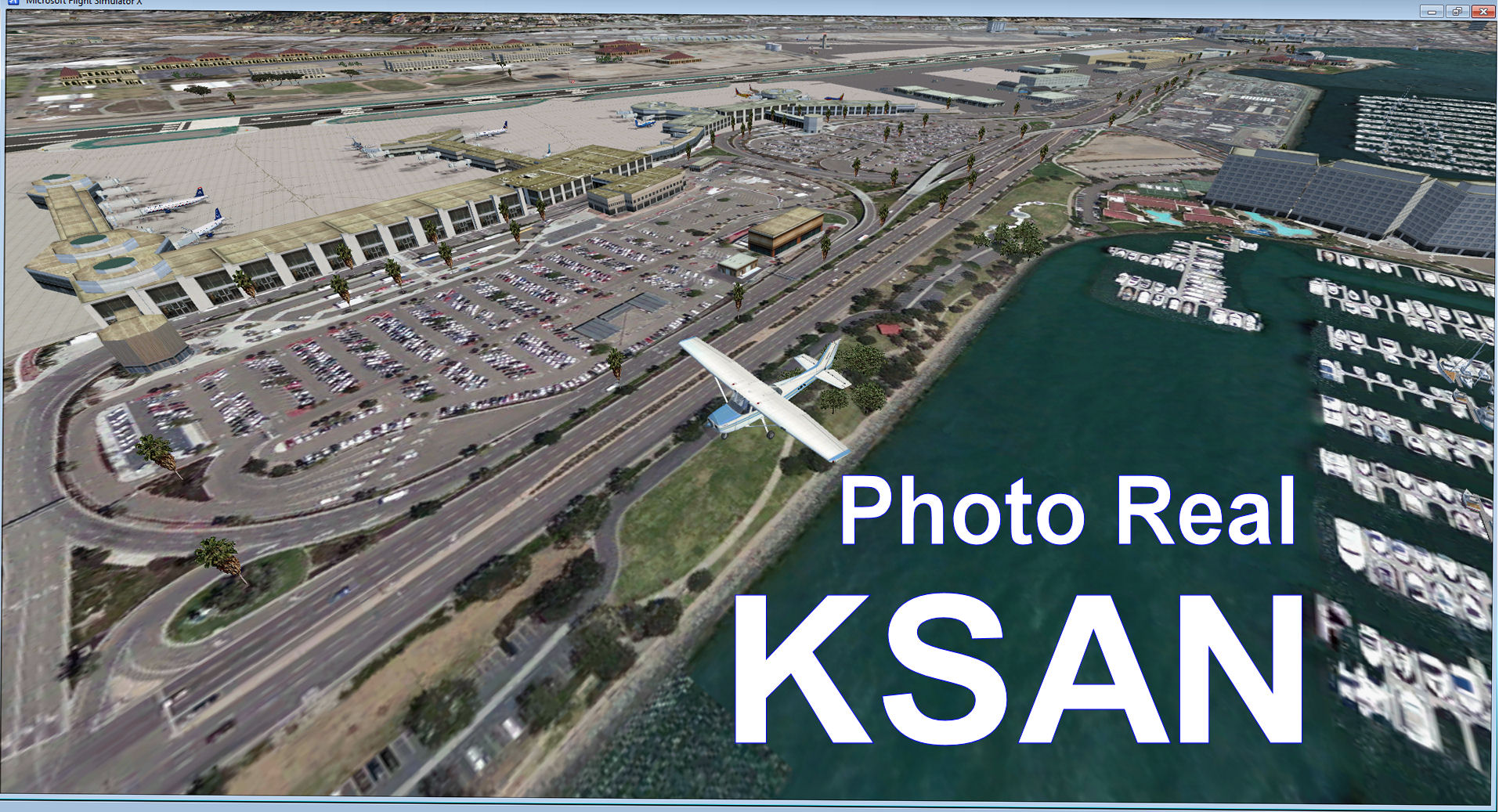 Fsx Ksan San Diego International Airport Lindbergh Field San Diego (Ca) — 1
