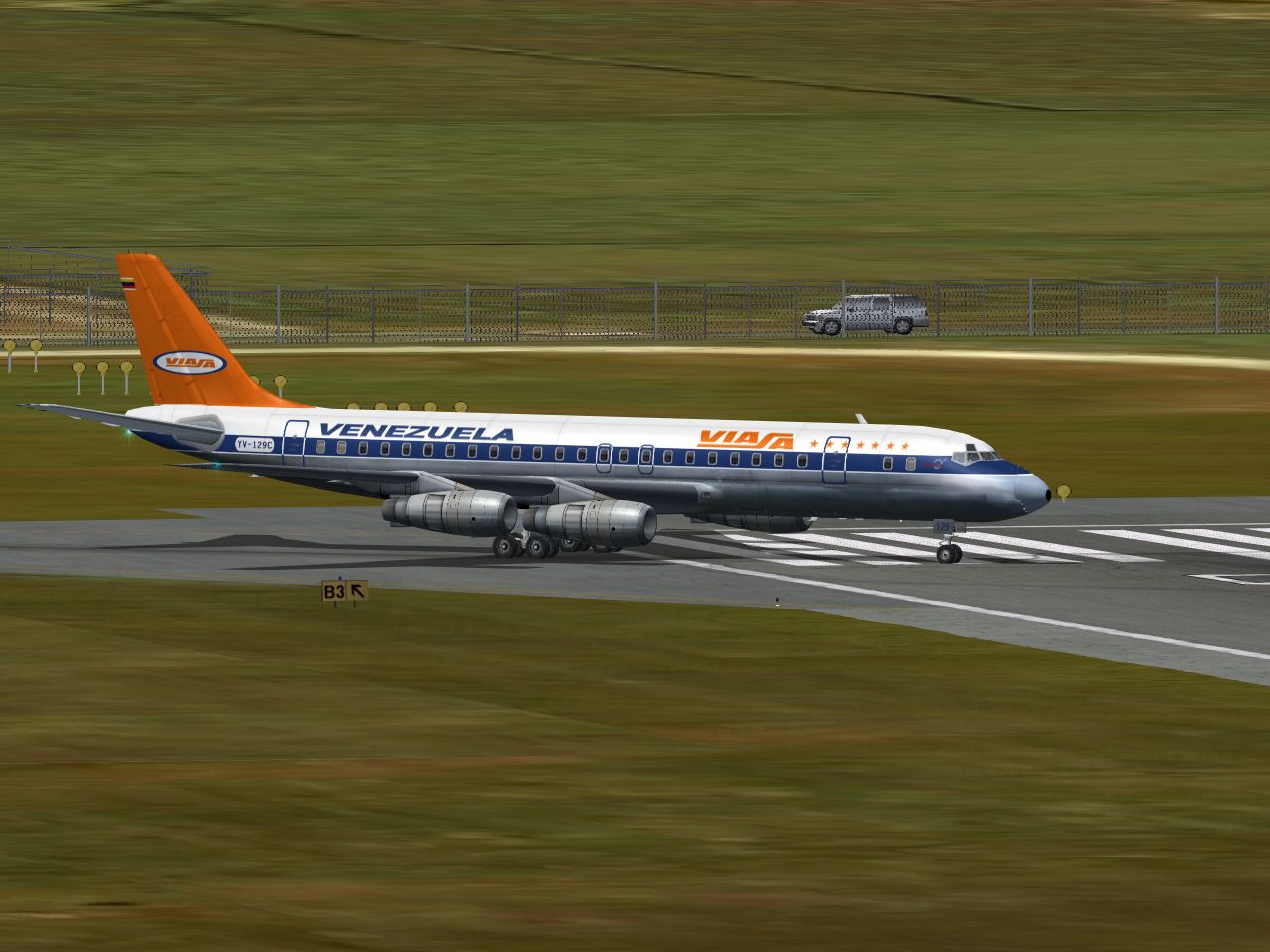 Viasa Mcdonnell-Douglas Dc-8-53 Yv-129C — 1