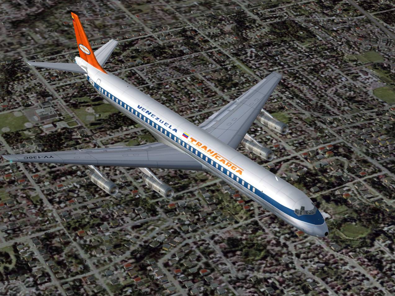 Transcarga Mcdonnell-Douglas Dc-8-63Cf Yv-130C — 1