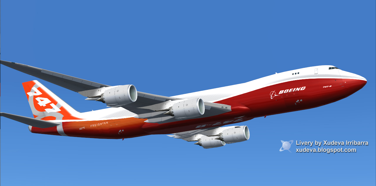 Boeing 747-820F House Livery — 1