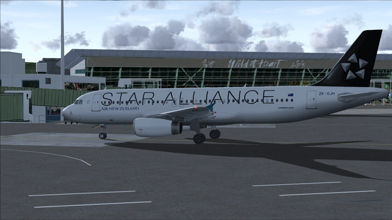 Air New Zealand - Star Alliance Zk-Ojh Airbus A320 — 1