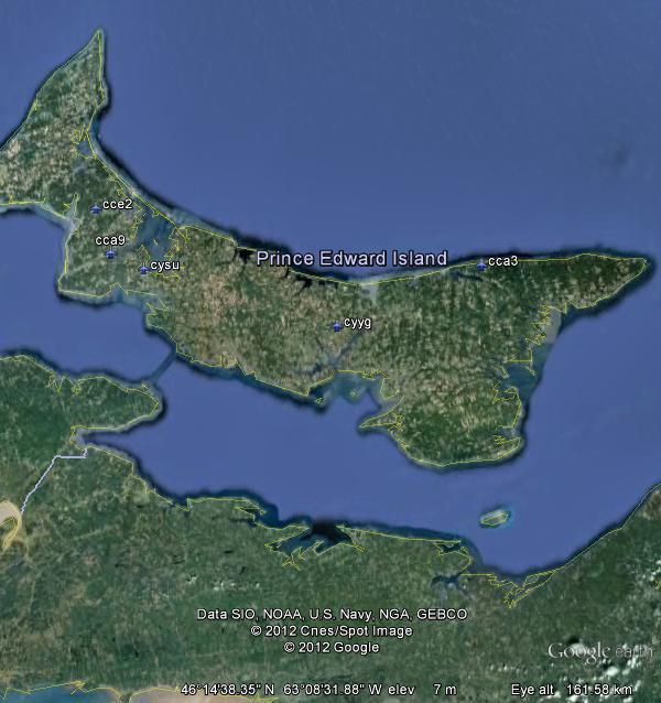 Prince Edward Island Airfields — 1