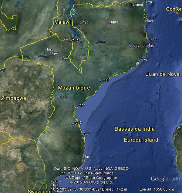 Mozambique Airfields — 1