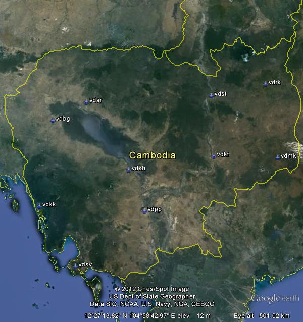 Combodia Airfields — 1