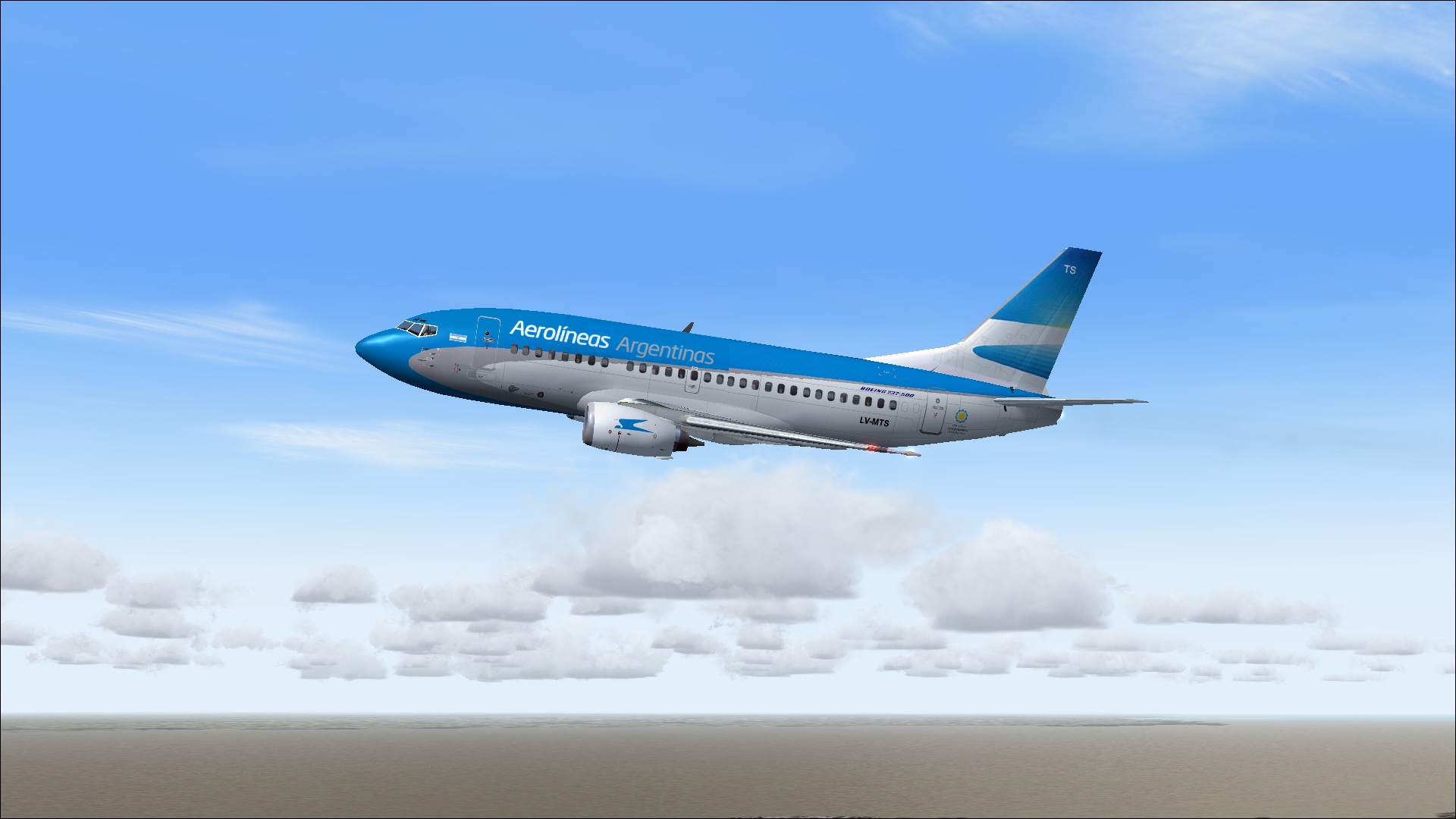 Boeing 737-500 Aerolineas — 1